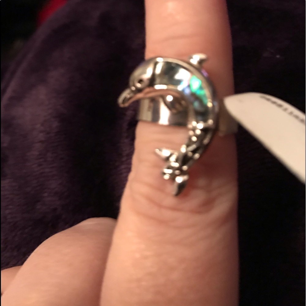 Very cute Adjustable Dolphin ring